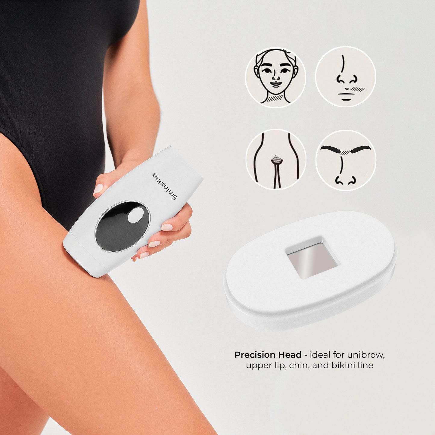 5MINSKIN AT-HOME LASER HAIR REMOVAL HANDSET - 50% OFF CHRISTMAS  SALE + 4 FREE GIFTS (WORTH $150)