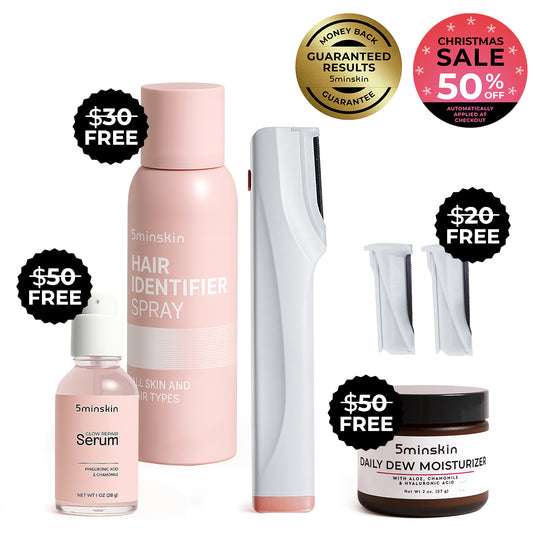 5MINSKIN ELECTRIC DERMAPLANING TOOL - 50% OFF CYBER MONDAY SALE + 4 FREE GIFTS (WORTH $150)