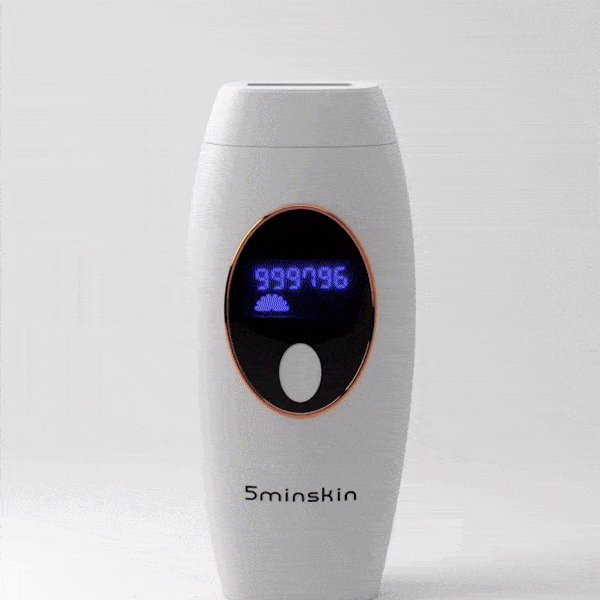 5MINSKIN AT-HOME LASER HAIR REMOVAL HANDSET - 50% OFF CHRISTMAS  SALE + 4 FREE GIFTS (WORTH $150)